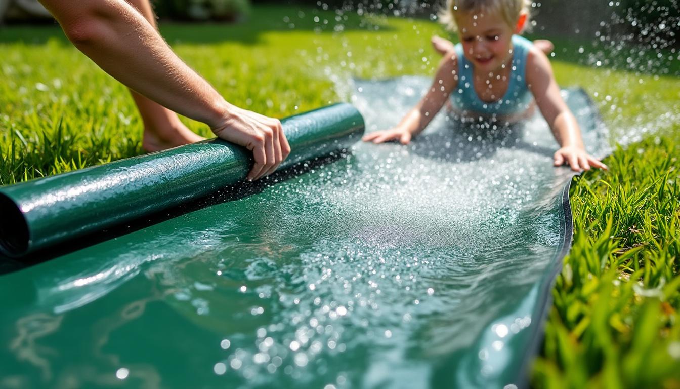 découvrez comment fabriquer un ventriglisse économique en seulement 3 étapes simples pour des heures de plaisir estival à petit prix !