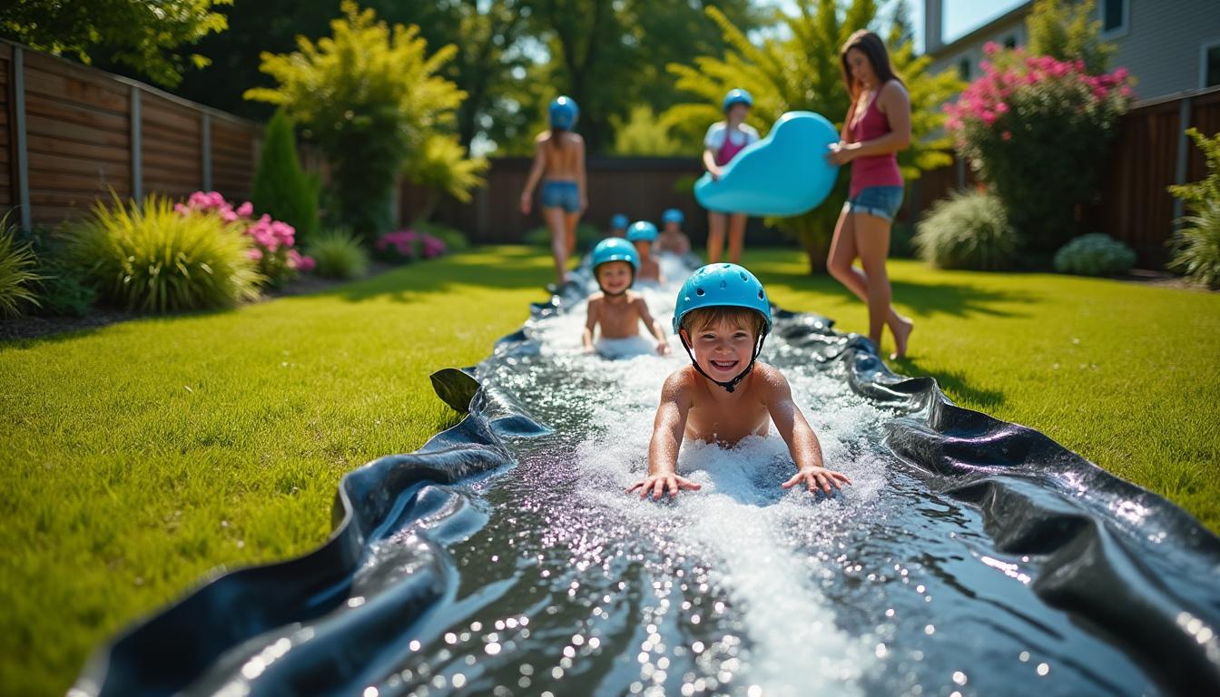 découvrez comment fabriquer un ventriglisse économique en seulement 3 étapes simples pour des journées d'été inoubliables en famille ou entre amis.