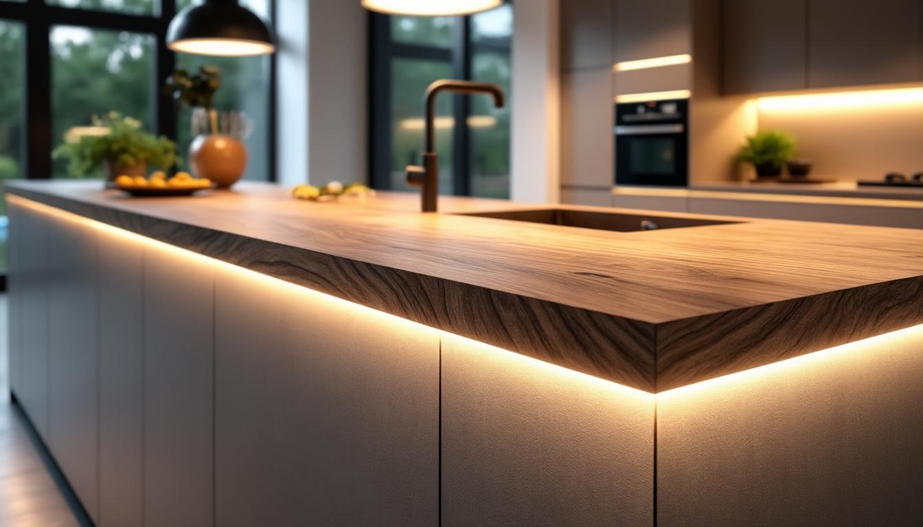 découvrez comment éclairer efficacement votre cuisine, notamment le plan de travail, l'îlot central et le coin repas, pour un espace à la fois pratique et chaleureux.