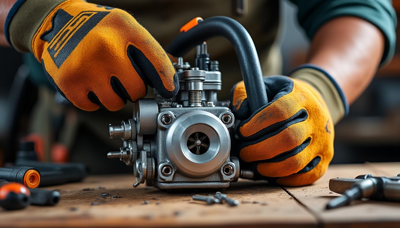 découvrez notre guide pratique pour ajuster efficacement le carburateur de votre tronçonneuse et optimiser ses performances en toute simplicité.