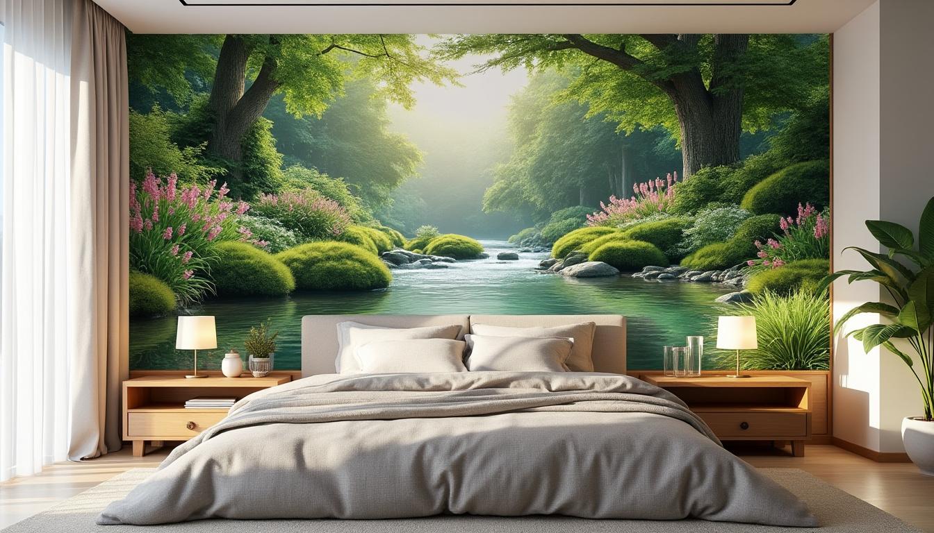 découvrez des idées créatives de têtes de lit en papier peint pour transformer votre chambre facilement et sans refaire toute la décoration.