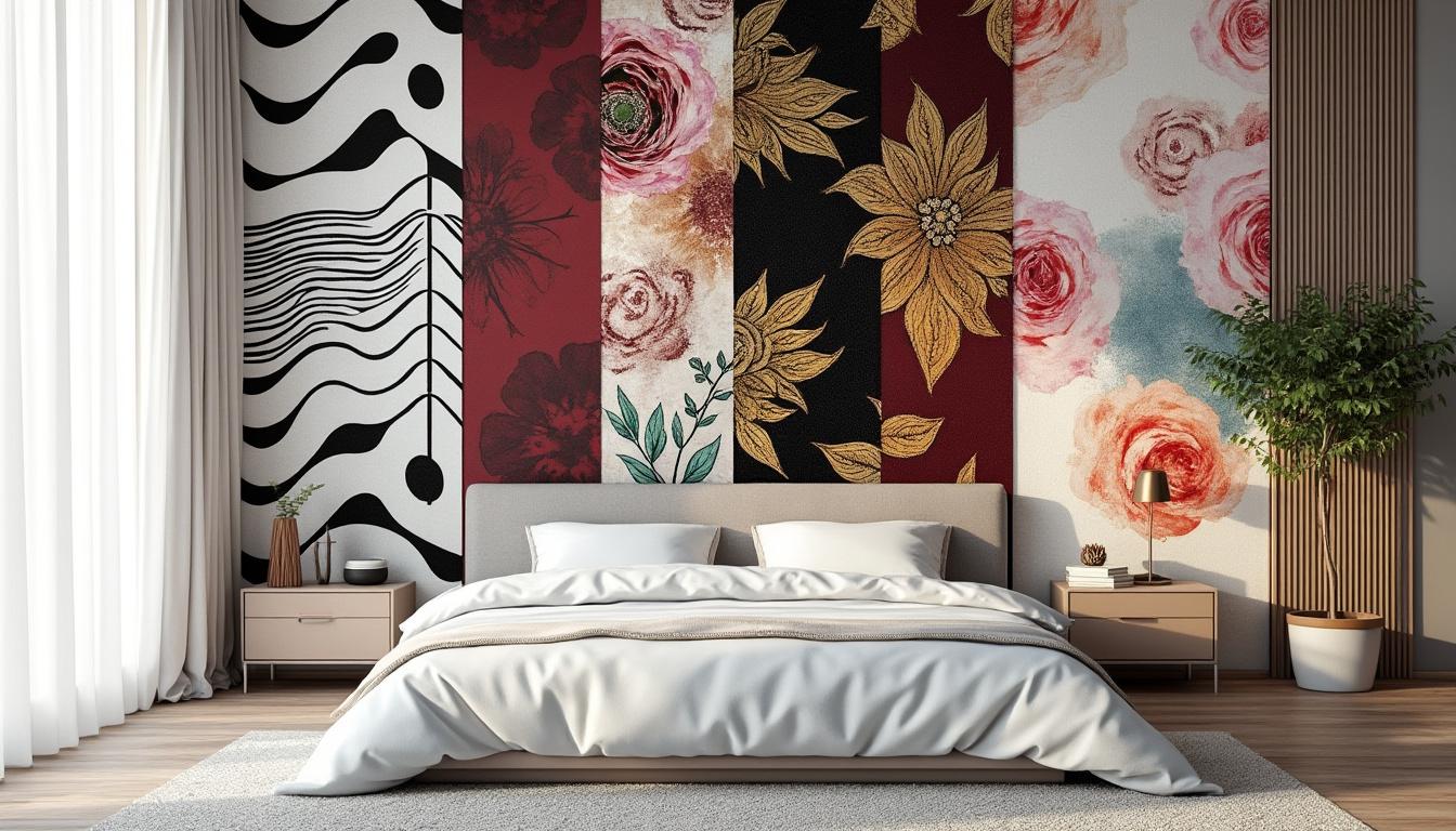 découvrez des idées créatives de têtes de lit en papier peint pour transformer votre chambre facilement et sans travaux de rénovation.