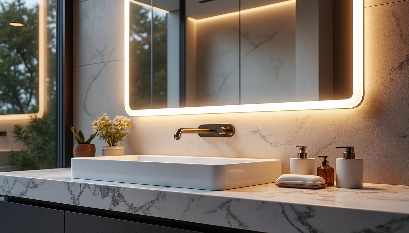 découvrez comment allier sécurité ip, choix du miroir et ambiance dans votre salle de bain pour un espace à la fois sécurisé et esthétique.