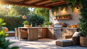 découvrez notre guide complet pour sublimer votre cuisine d'été et aménager un bar extérieur convivial, idéal pour profiter des beaux jours en famille ou entre amis.