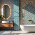 découvrez des idées inspirantes pour intégrer le zellige dans votre salle de bains et apporter une touche d'authenticité et d'élégance à votre décoration intérieure.