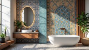 découvrez des idées inspirantes pour intégrer le zellige dans votre salle de bains et apporter une touche d'authenticité et d'élégance à votre décoration intérieure.