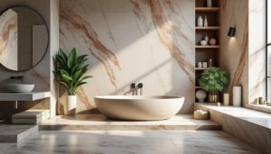 découvrez des inspirations uniques pour des salles de bains en pierre alliant élégance et durabilité, un style intemporel qui sublime votre espace.