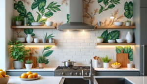 découvrez 20 idées déco irrésistibles de papier peint pour cuisine afin de transformer votre espace avec style et originalité. inspirez-vous et adoptez ces tendances chez vous dès aujourd'hui !