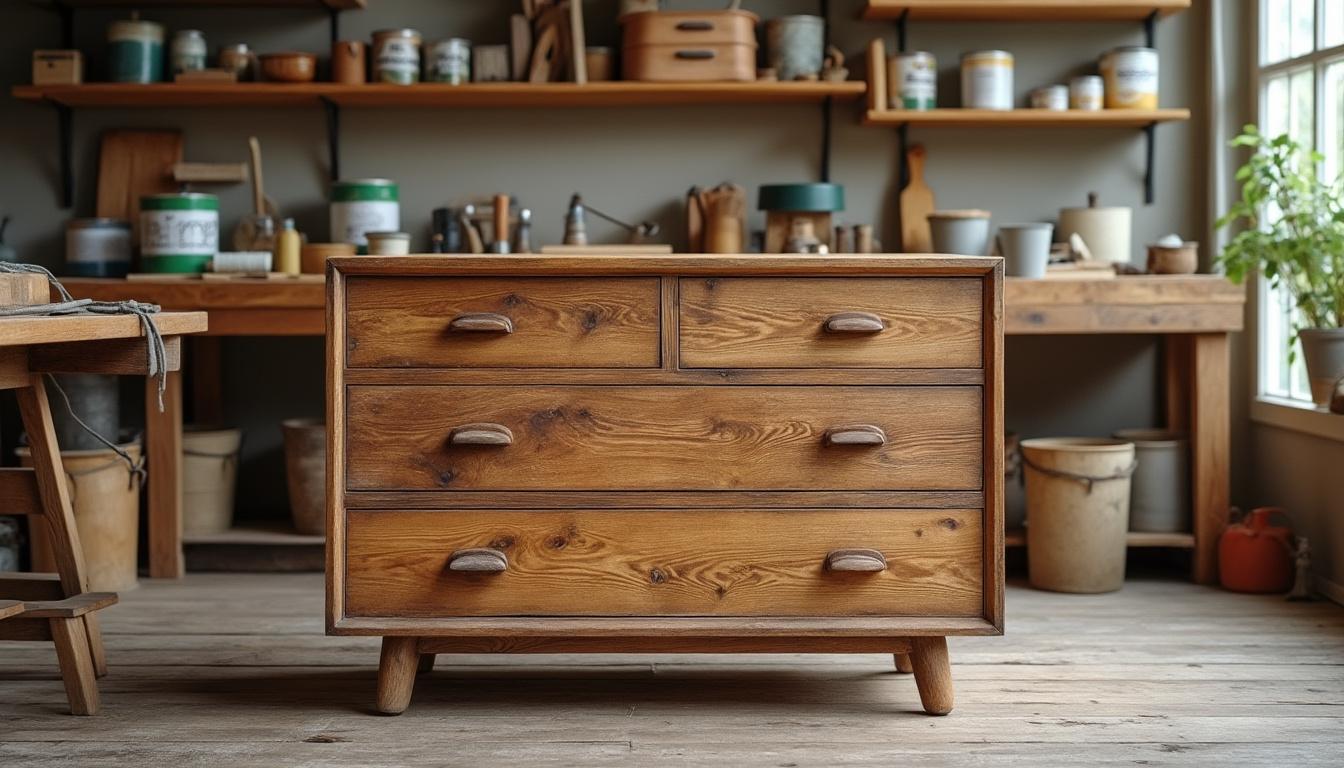 découvrez la transformation spectaculaire d'un meuble vintage en une pièce ultra tendance qui allie charme rétro et modernité avec style.