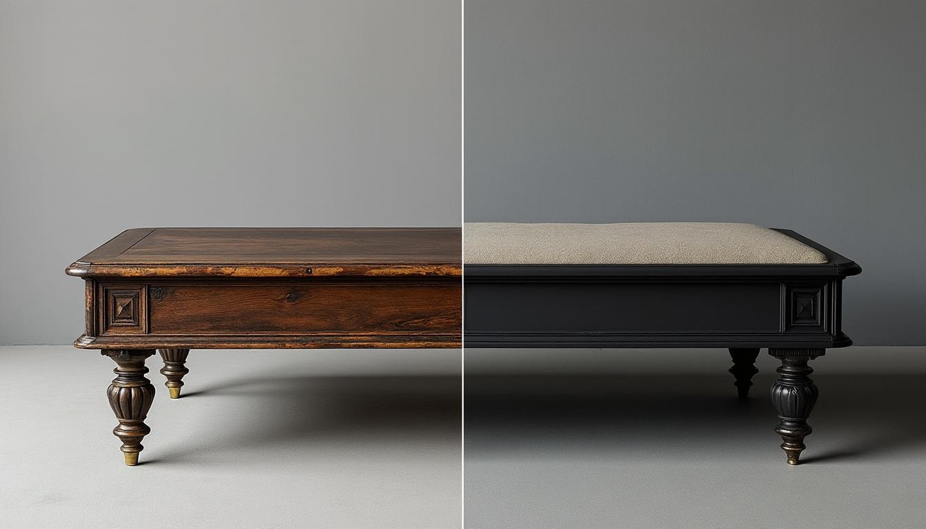 découvrez la transformation spectaculaire de ce meuble vintage qui se métamorphose en une pièce ultra tendance, alliant charme rétro et style contemporain pour sublimer votre intérieur.