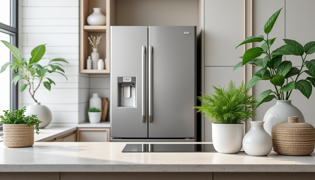 découvrez comment transformer le dessus de votre frigo en un espace déco astucieux et tendance pour optimiser votre cuisine avec style et originalité.