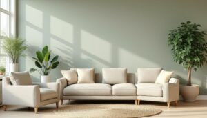 découvrez comment associer le vert sauge et le beige pour créer un intérieur serein, chaleureux et harmonieux, idéal pour un espace accueillant et apaisant.