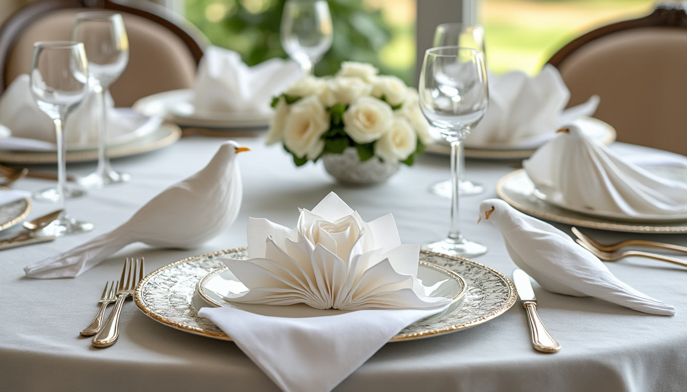 découvrez des astuces créatives pour plier vos serviettes en papier et sublimer votre décoration de table avec élégance et originalité.
