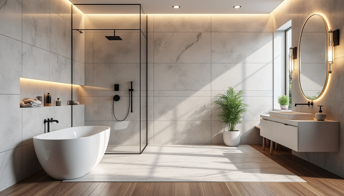 découvrez nos carrelages actuels pour sublimer murs et sols de votre salle de bains, créant des espaces d'exception alliant design moderne et élégance.