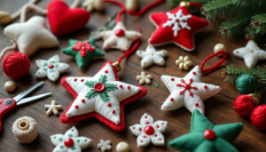 découvrez un guide simple et créatif pour réaliser vos propres décorations de noël faites main. apprenez à coudre des ornements charmants pour embellir votre sapin et votre maison durant les fêtes.