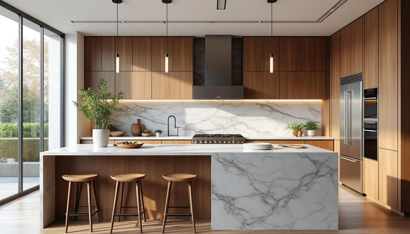 découvrez 15 idées inspirantes pour sublimer votre cuisine avec l'élégance du marbre et la chaleur du bois. adoptez un style unique et raffiné alliant modernité et authenticité.