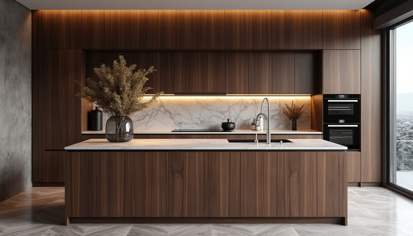 découvrez des cuisines en bois sombre qui apportent élégance et chaleur pour une transformation totale de votre espace culinaire.
