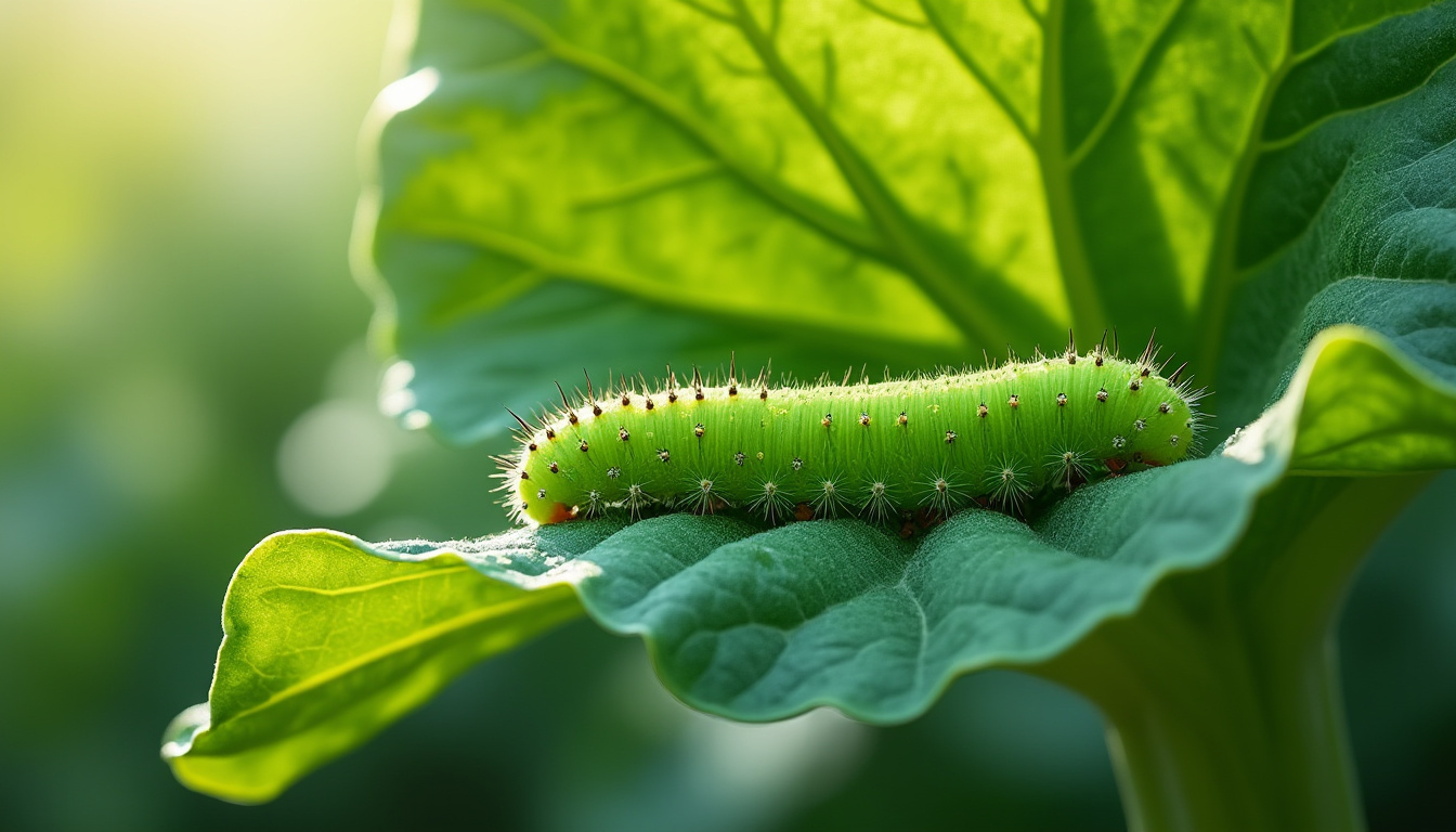 découvrez la chenille verte, future étoile du jardin. apprenez à la reconnaître et suivez sa transformation fascinante en papillon.