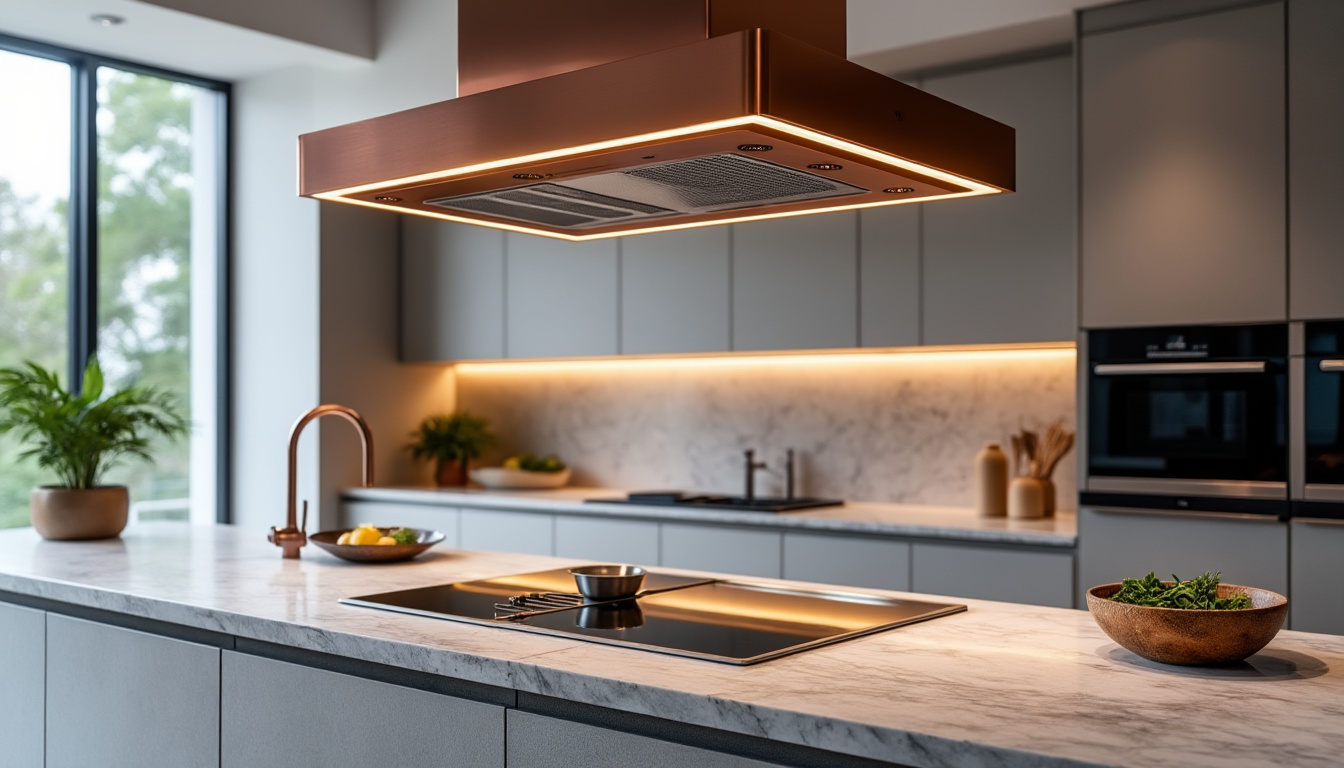 découvrez nos hottes suspendues au design élégant, parfaites pour sublimer votre intérieur tout en assurant une ventilation optimale de votre cuisine.