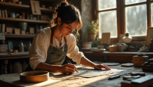 découvrez l'héliogravure, cet art ancestral spectaculaire, ressuscité avec passion par fanny boucher, alliant tradition et modernité pour des créations uniques.