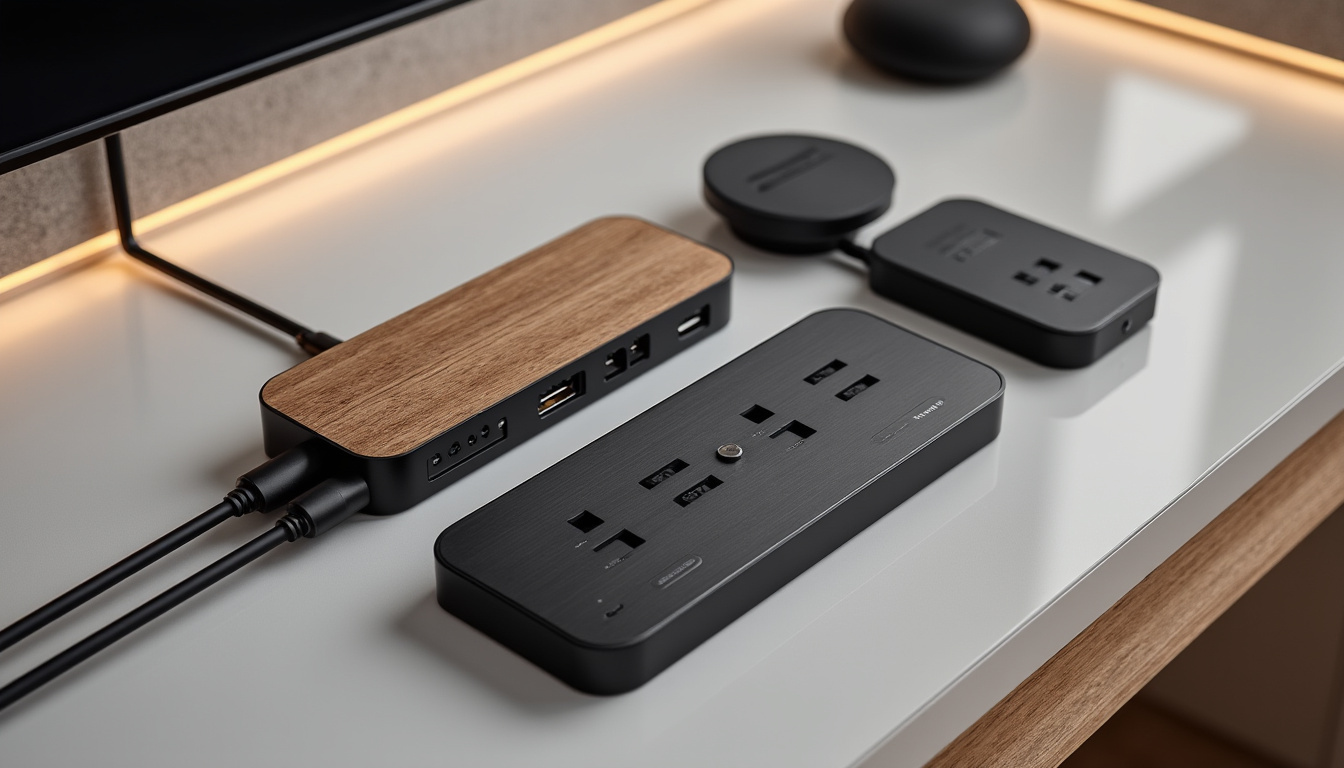 découvrez nos multiprises au design élégant alliant praticité et esthétique, parfaites pour sublimer et organiser votre intérieur avec style.