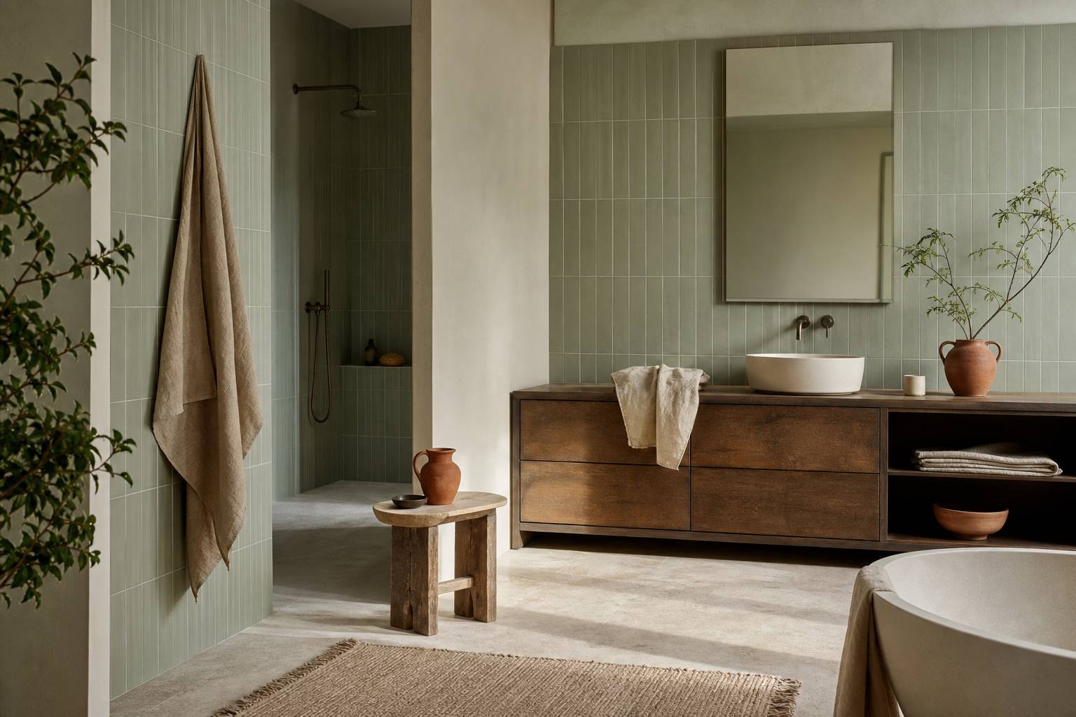 Photo decoration interieur - Comment intégrer le vert dans votre sall