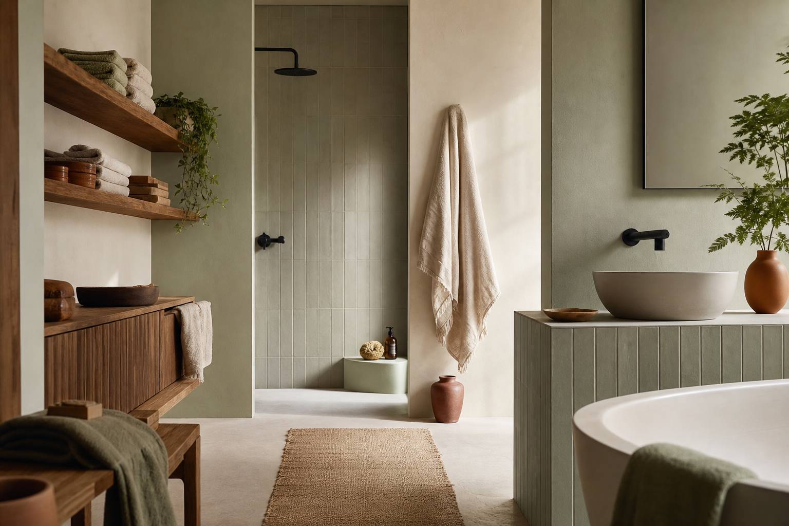 Photo decoration interieur - Comment intégrer le vert dans votre sall