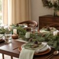 Marque-places Noel faits main decoration table