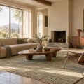 Illustration éditoriale du sujet : Astuces pour une déco salon vintage mêlant charme rétro et élégance intemporelle