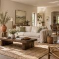 Illustration éditoriale du sujet : Inspirations déco champêtre pour sublimer votre intérieur